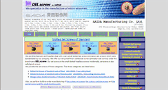 Desktop Screenshot of del-screw.com